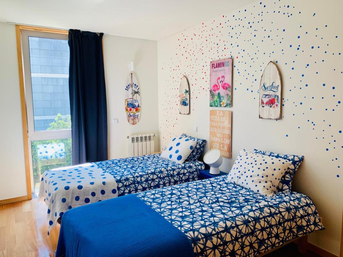 Ferienwohnung Sea, Surf And Sun Azurara Exterior foto